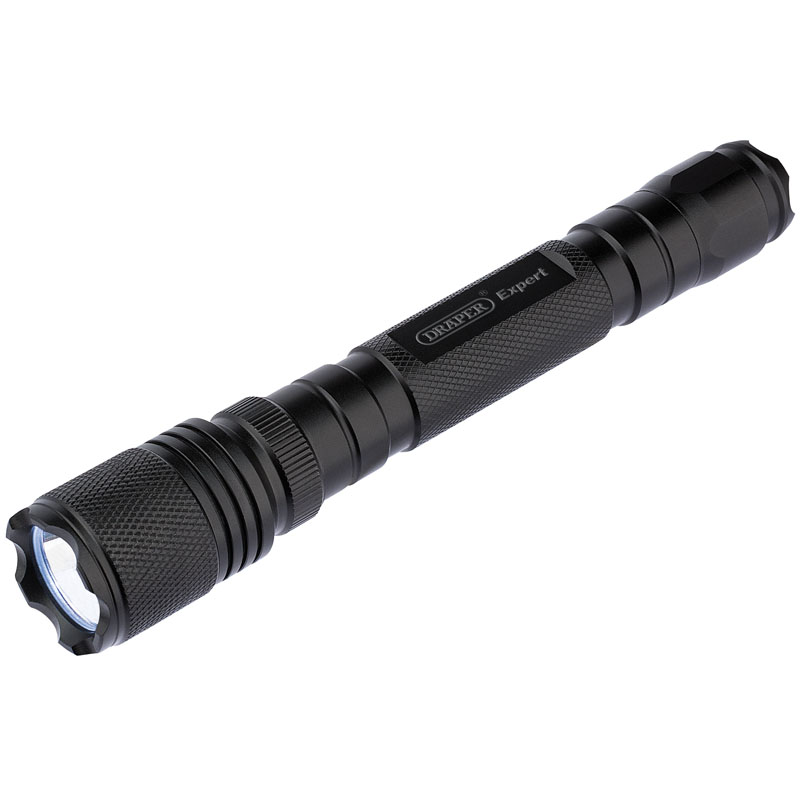 CREE 1 LED Aluminium Torch (2 x AA batteries) - Realtools.ie