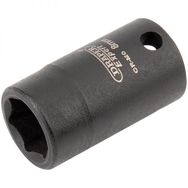 Expert 8mm 1/4" Square Drive Hi-Torq® 6 Point Impact Socket