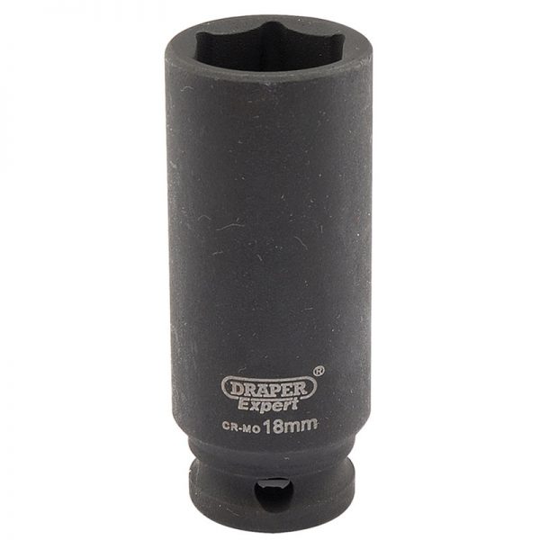 Expert 18mm 3/8" Square Drive Hi-Torq® 6 Point Deep Impact Socket