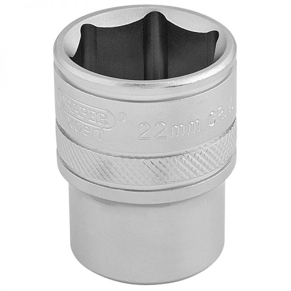 1/2" Square Drive 6 Point Metric Socket (22mm)