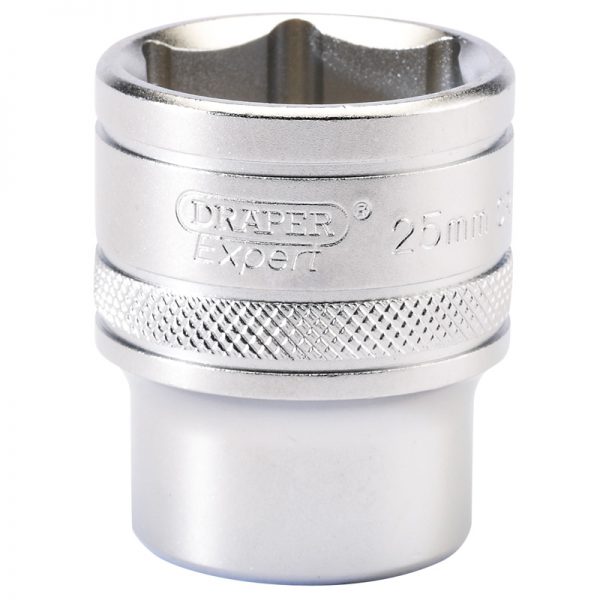 1/2" Square Drive 6 Point Metric Socket (25mm)