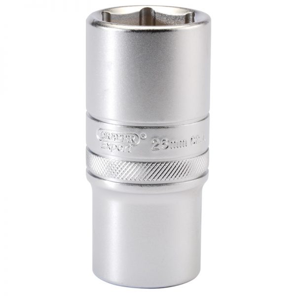 1/2" Square Drive 6 Point Metric Deep Socket (26mm)