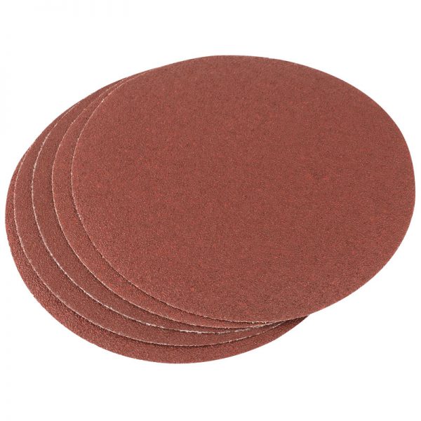 Five 200mm 60 Grit Hook and Eye Backed Aluminium Oxide