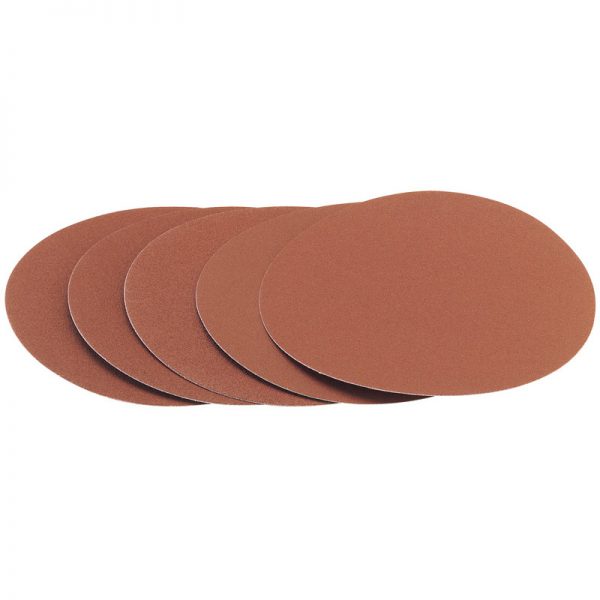 Five 200mm 80 Grit Hook and Eye Backed Aluminium Oxide