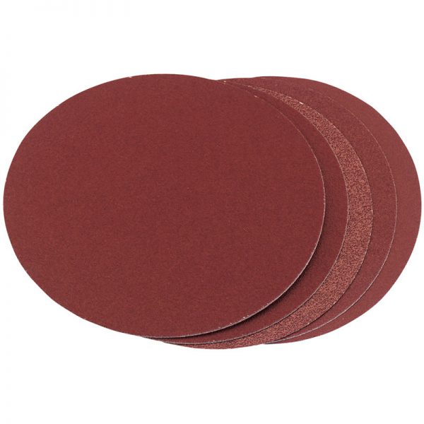 Five 80 Grit Aluminium Oxide Sanding Discs (150mm)