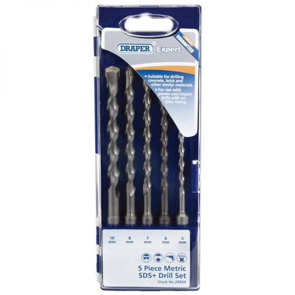 Metric SDS  Masonry Drill Set (5 Piece)