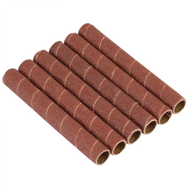 Pack of Six 12.7mm Aluminium Oxide Sanding Sleeves for 10773