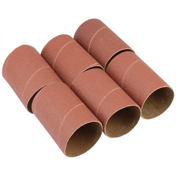 Pack of Six 76mm Aluminium Oxide Sanding Sleeves for 10773