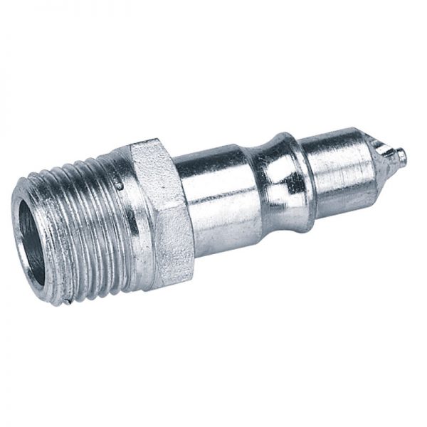 1/2" Male Thread Air Line Screw Adaptor Connectors Pack of 2