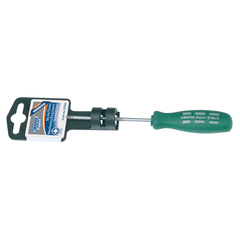 PZ Type Mechanics Screwdriver (No 0 x 75mm)