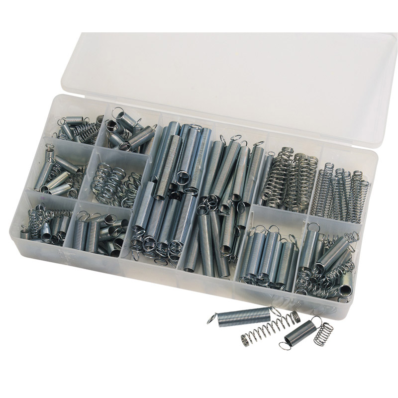 Compression And Extension Spring Assortment (200 Piece) - Realtools.ie