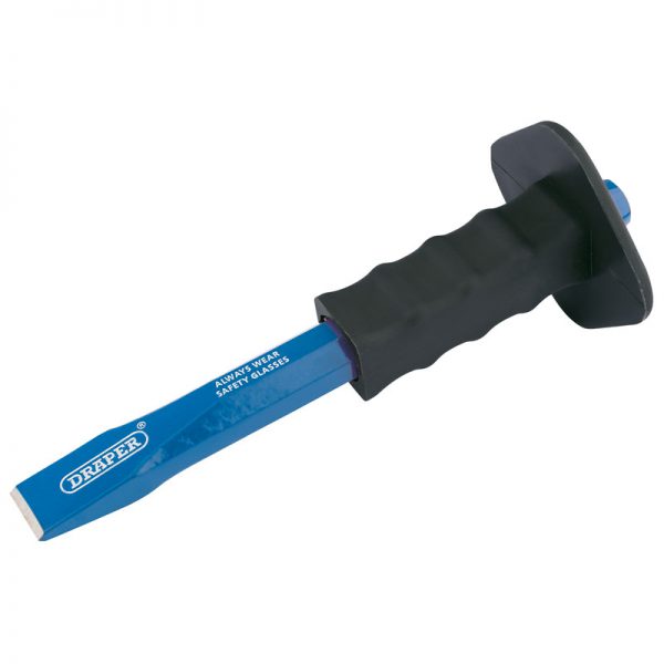 Octagonal Shank Cold Chisel with Hand Guard (25 x 250mm)