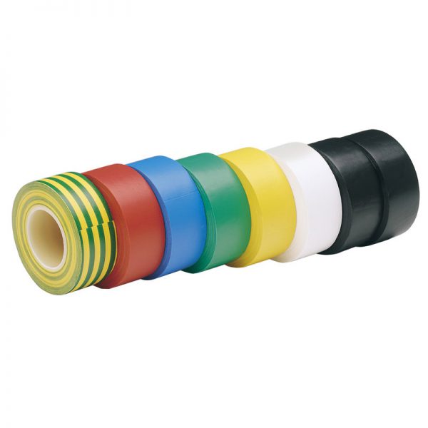 Expert 8 x 10M x 19mm Mixed Colours Insulation Tape to BSEN60454/Type2