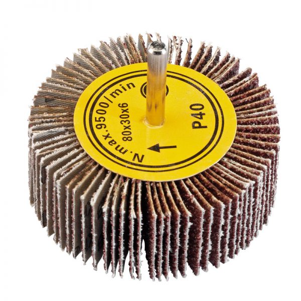 Abrasive Flap Wheel (80mm x 30mm 40 Grit)