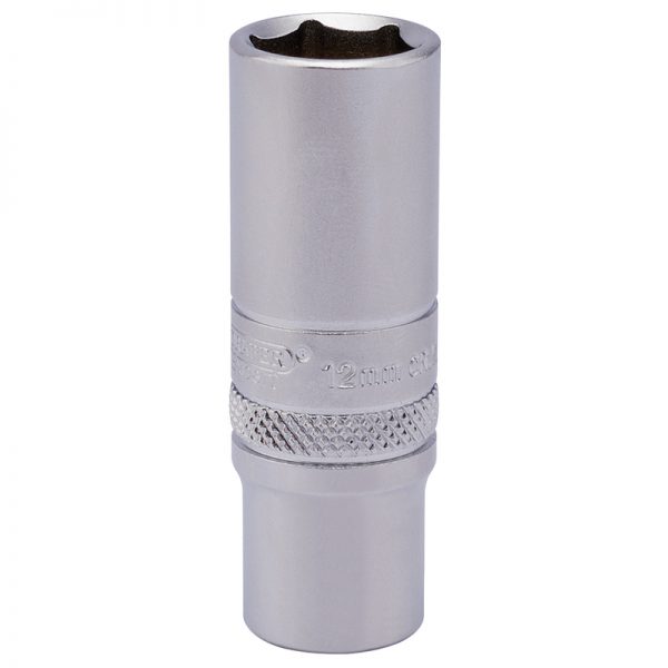 1/4" Square Drive 6 Point Deep Socket (12mm)