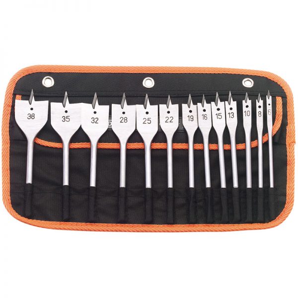 Flat Wood Bit Set (13 Piece)