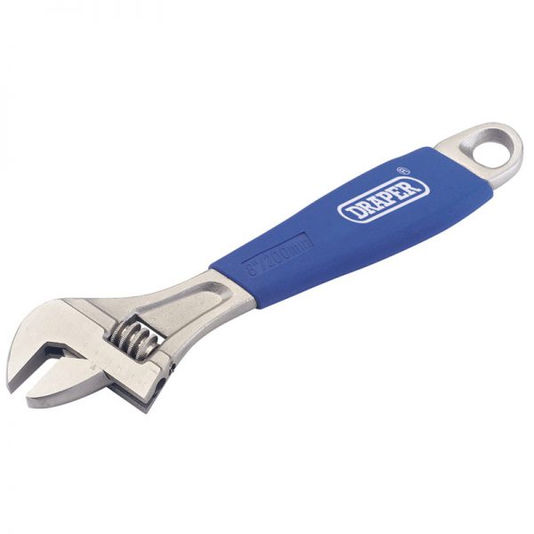 200mm Soft Grip Adjustable Wrench