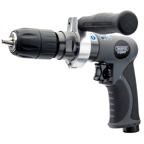 Expert Composite Body Soft Grip Reversible Air Drill with 13mm Keyless Chuck