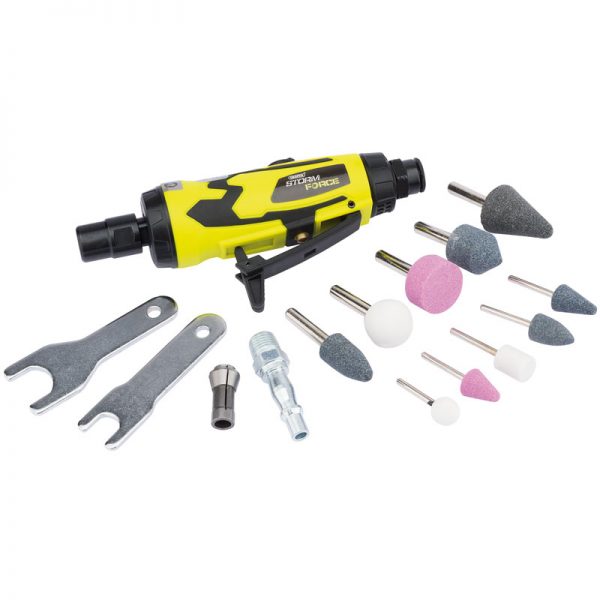 Storm Force? Mini Air Grinder Kit (15 Piece)